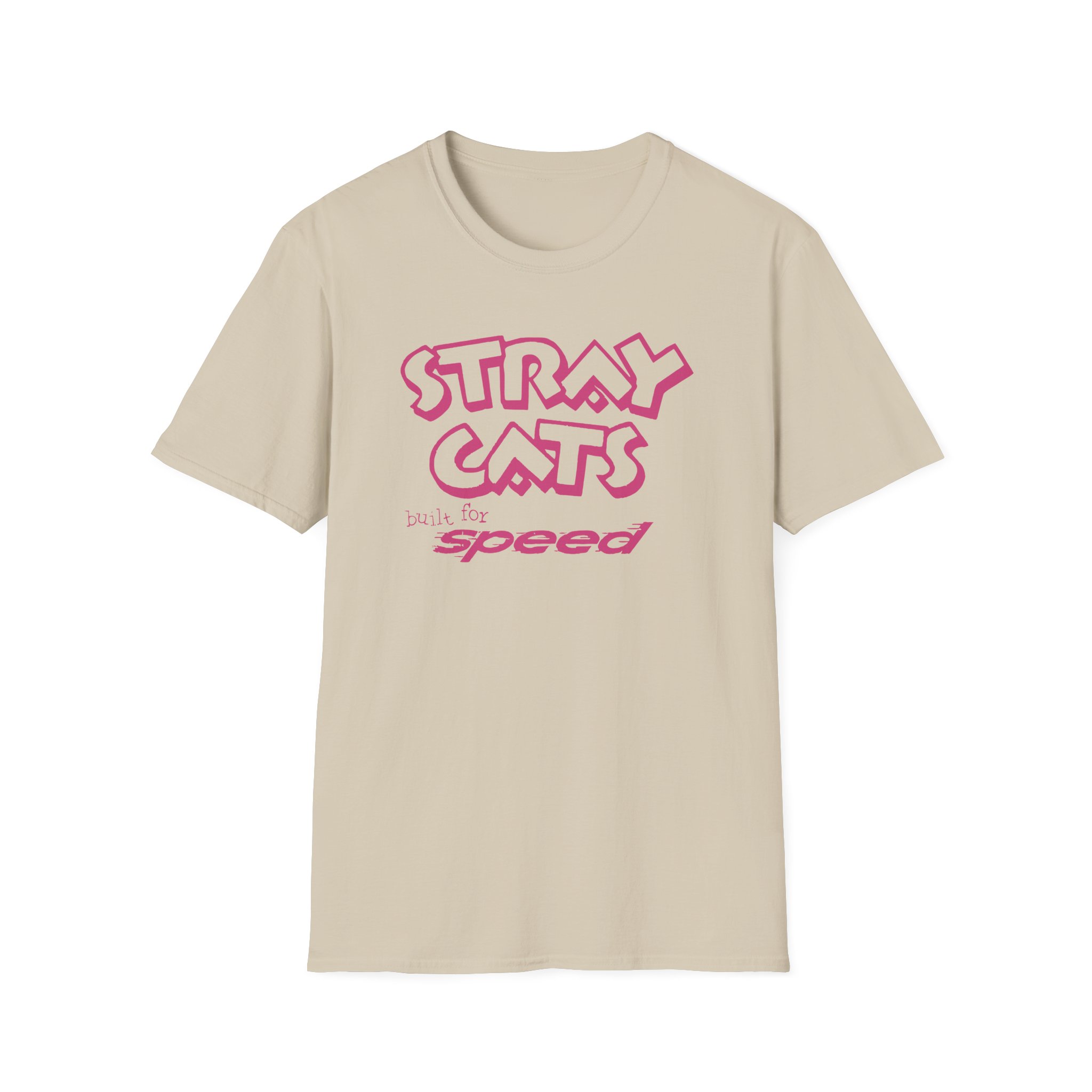 Stray Cats Built for Speed Unisex Softstyle T-Shirt