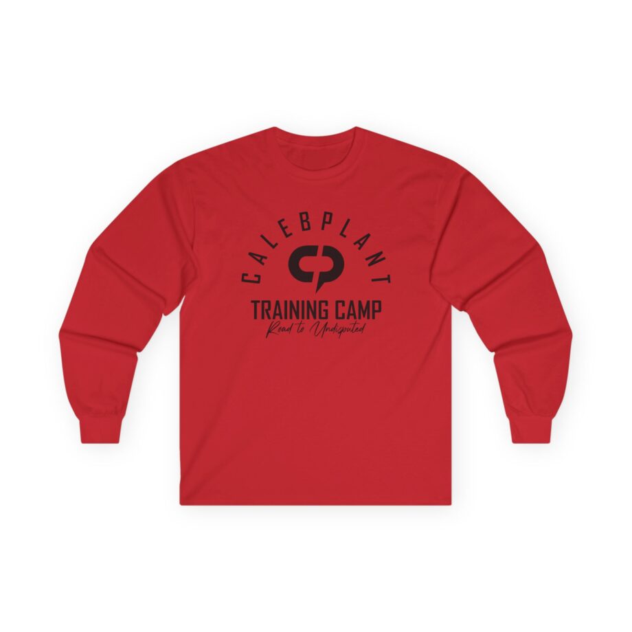 Caleb Plant Training Camp W/ Logo Unisex Ultra Cotton Long Sleeve Tee