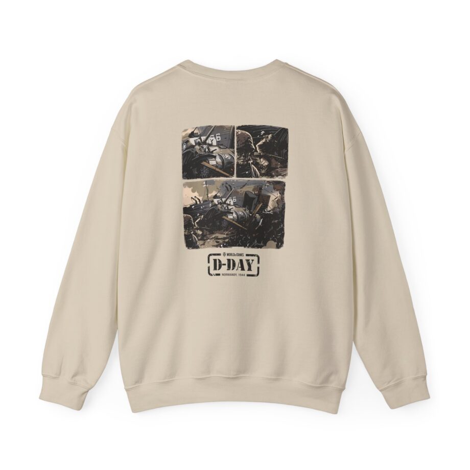 World of Tank Wot D-day Fury Storm Unisex Heavy Blend™ Crewneck Sweatshirt