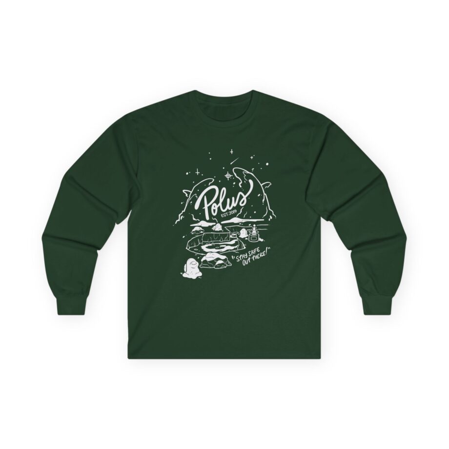 Among Us Stay Safe on Polus Unisex Ultra Cotton Long Sleeve Tee