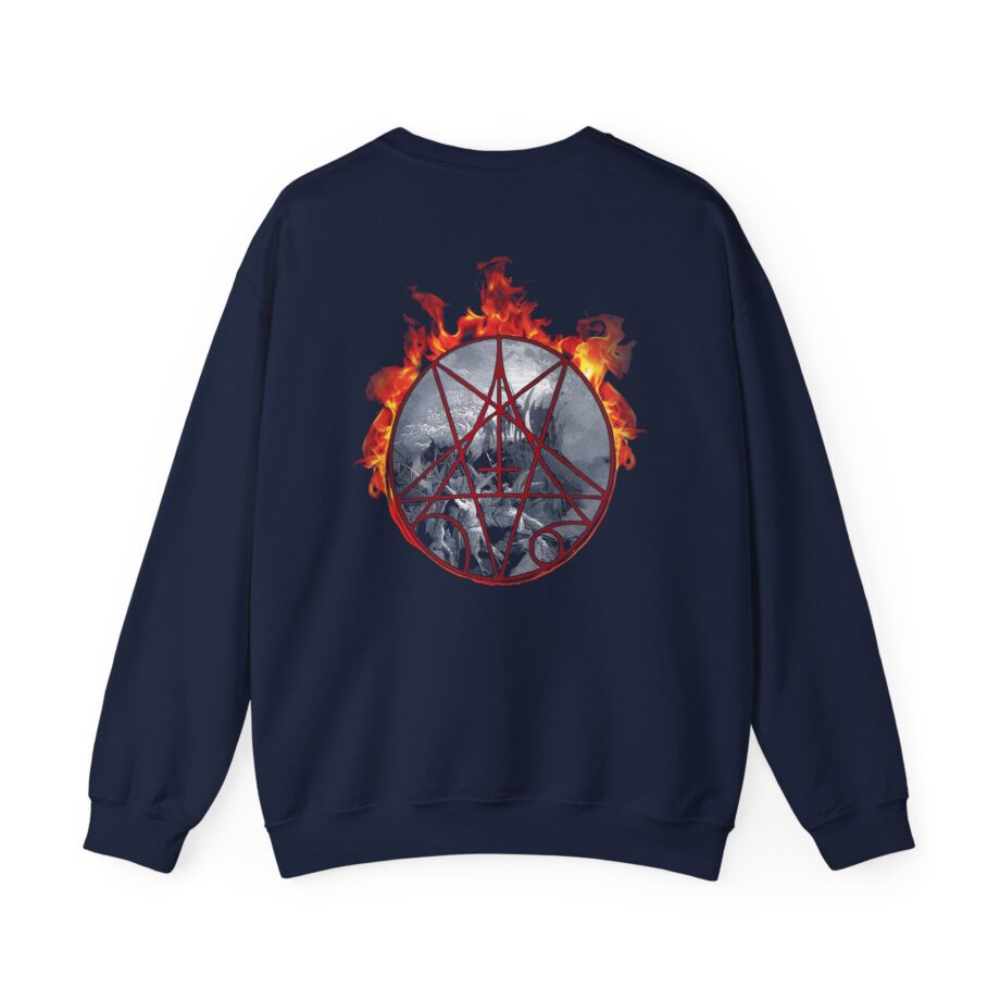 Morbid Angel Flaming Goat Unisex Heavy Blend™ Crewneck Sweatshirt