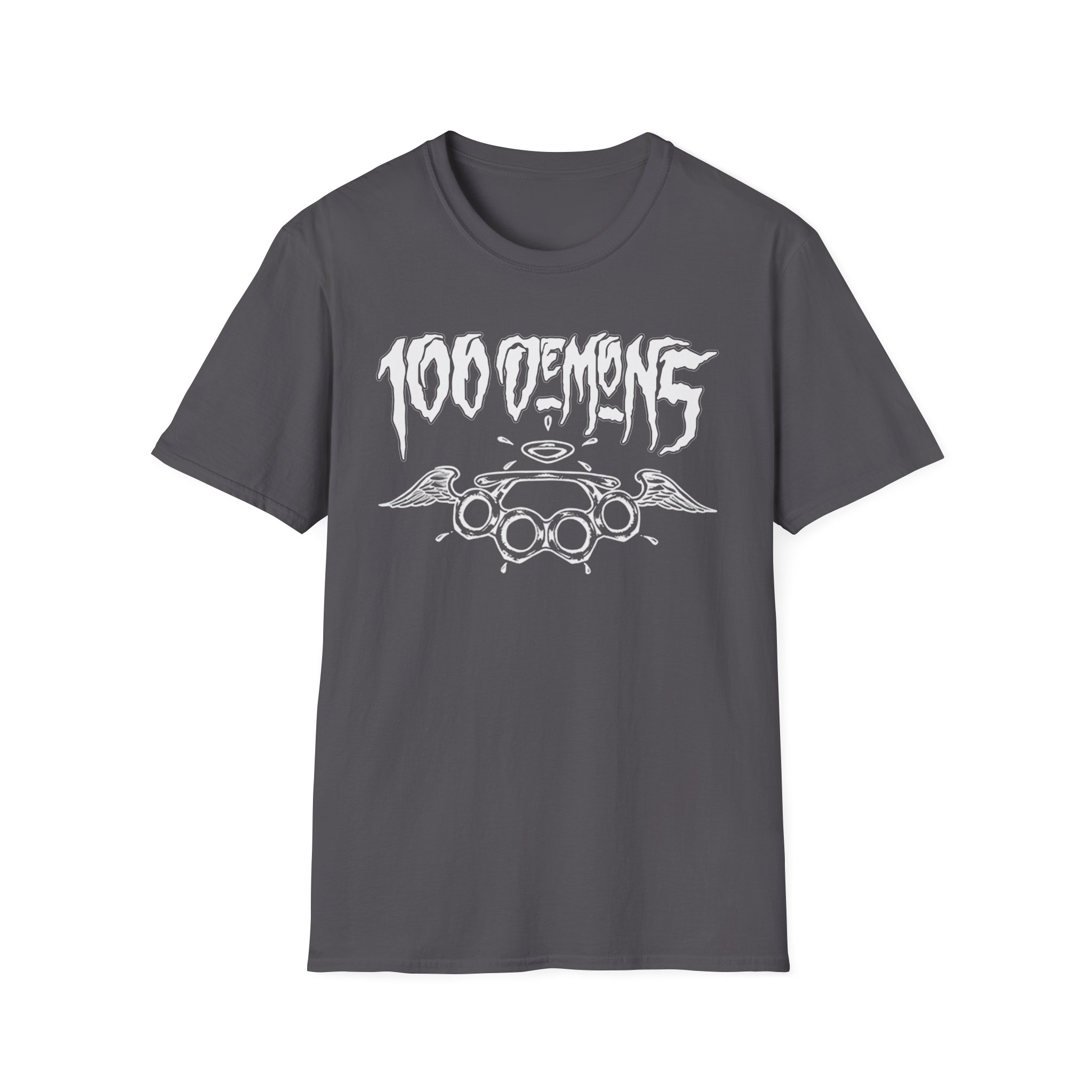 100 Demons Spade Sickle Unisex Softstyle T-Shirt