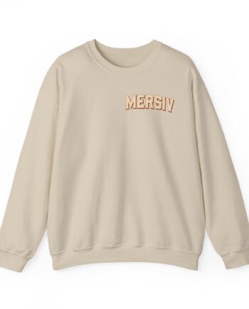 Mersiv Tan Chicago Unisex Heavy Blend™ Crewneck Sweatshirt