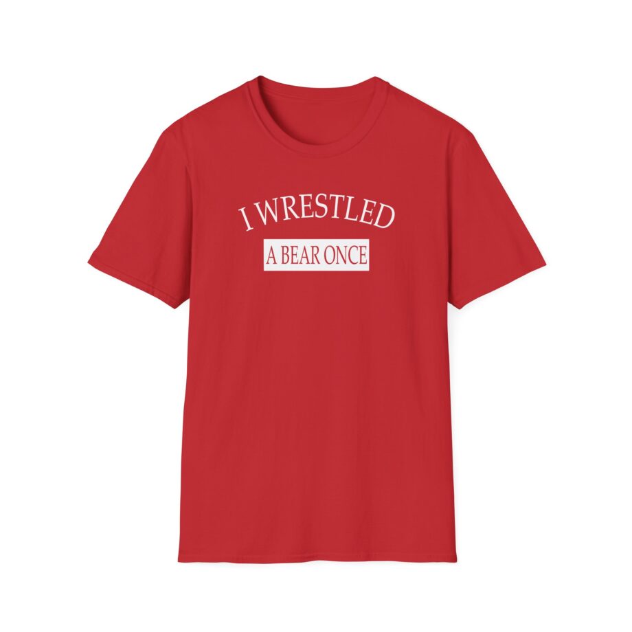 Iwrestledabearonce Unisex Softstyle T-Shirt