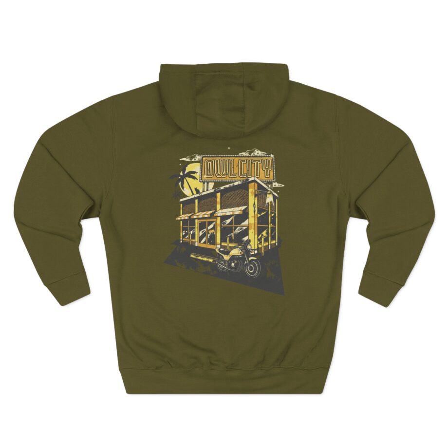 Owl City Coco Moon Storefront Three-Panel Fleece Hoodie