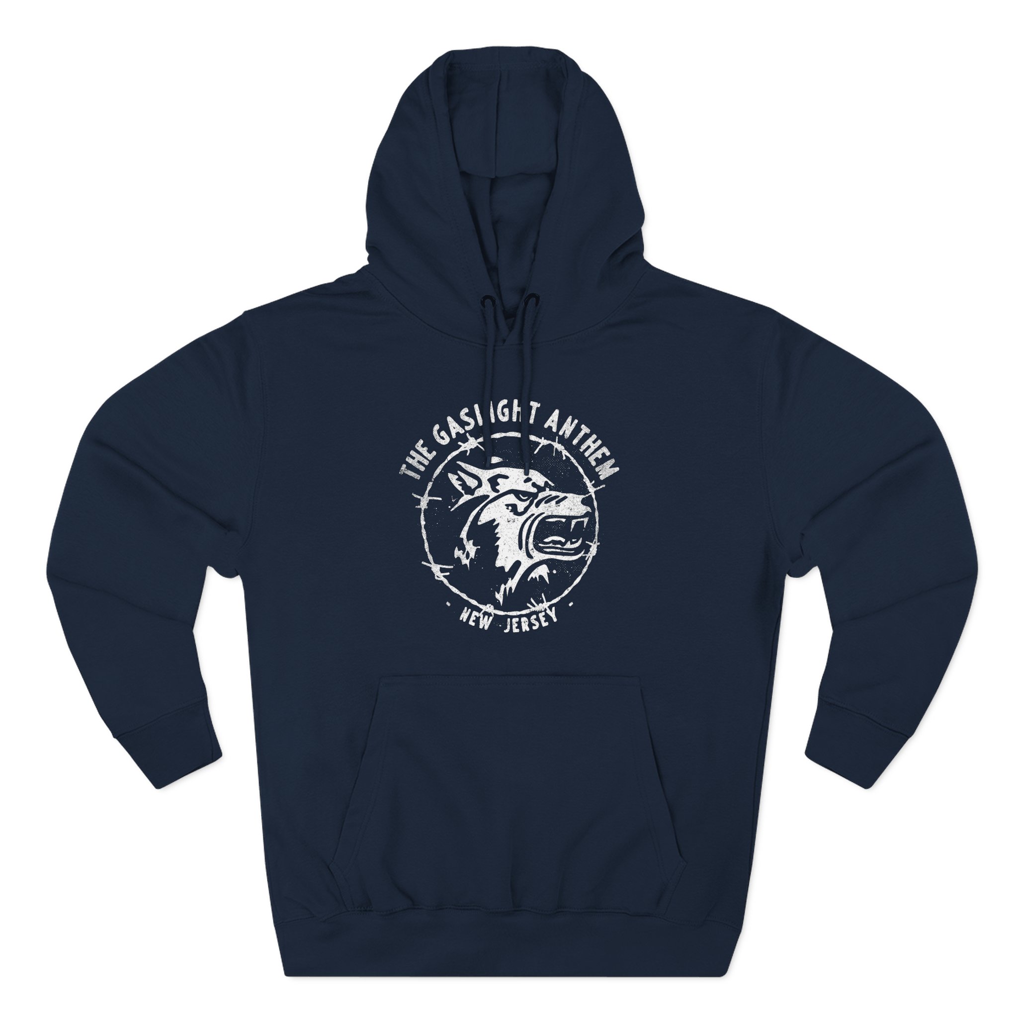 Gaslight Anthem Wolf Three-Panel Fleece Hoodie