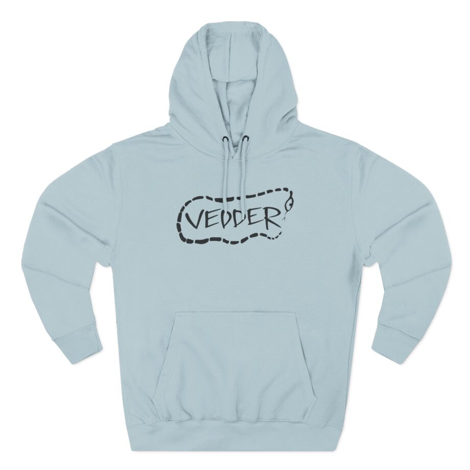 Eddie Vedder Stencil Snake Three-Panel Fleece Hoodie