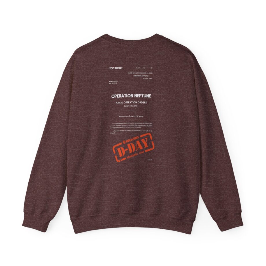 World of Tank Wot D-day Top Secret Unisex Heavy Blend™ Crewneck Sweatshirt