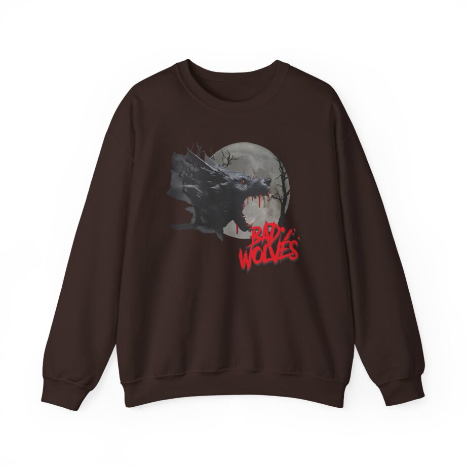 Bad Wolves Full Moon Werewolf Unisex Heavy Blend™ Crewneck Sweatshirt