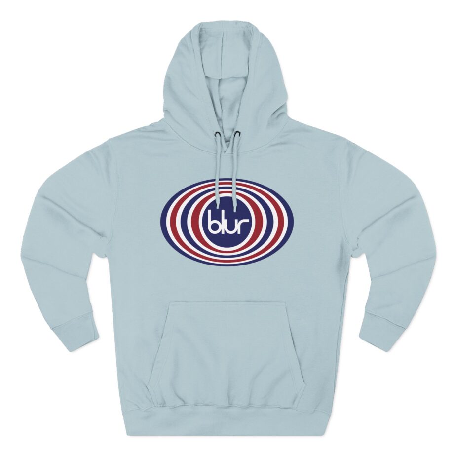 Blur Three-Panel Fleece Hoodie