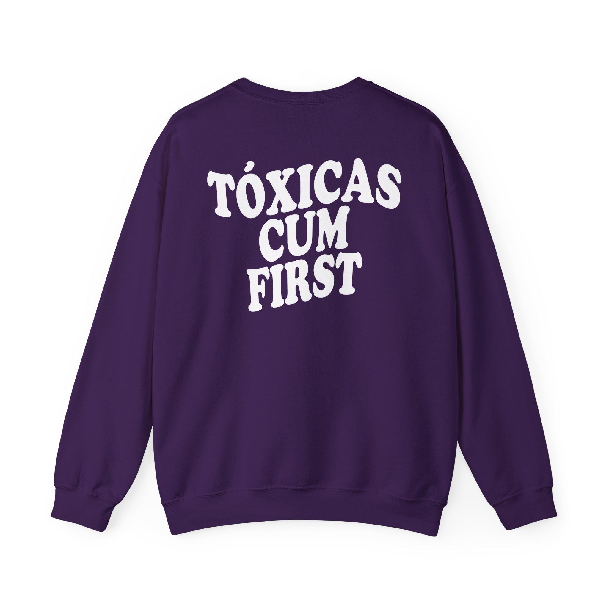 Chicos Toxicos Tóxicas Cum First Unisex Heavy Blend™ Crewneck Sweatshirt