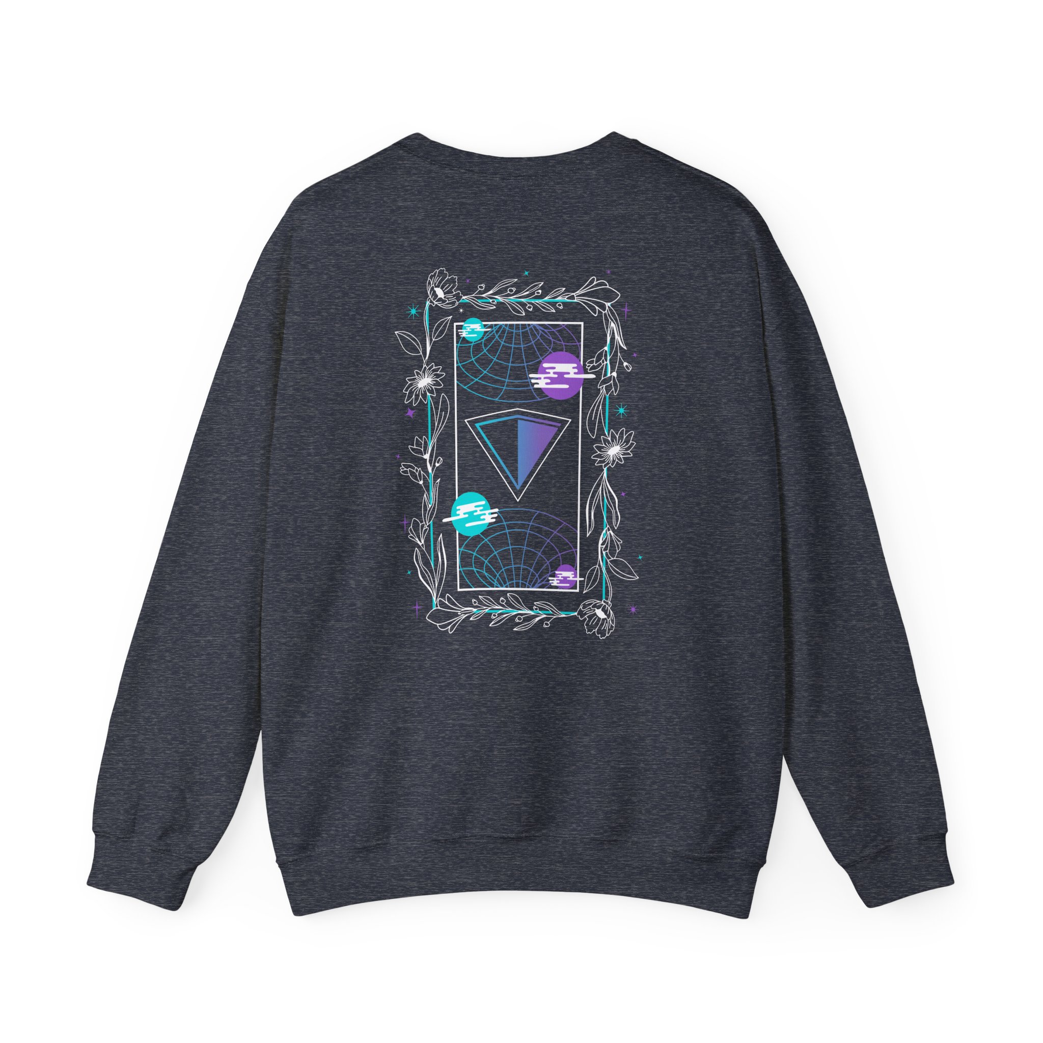 Inzo Astral Bloom Unisex Heavy Blendâ„¢ Crewneck Sweatshirt