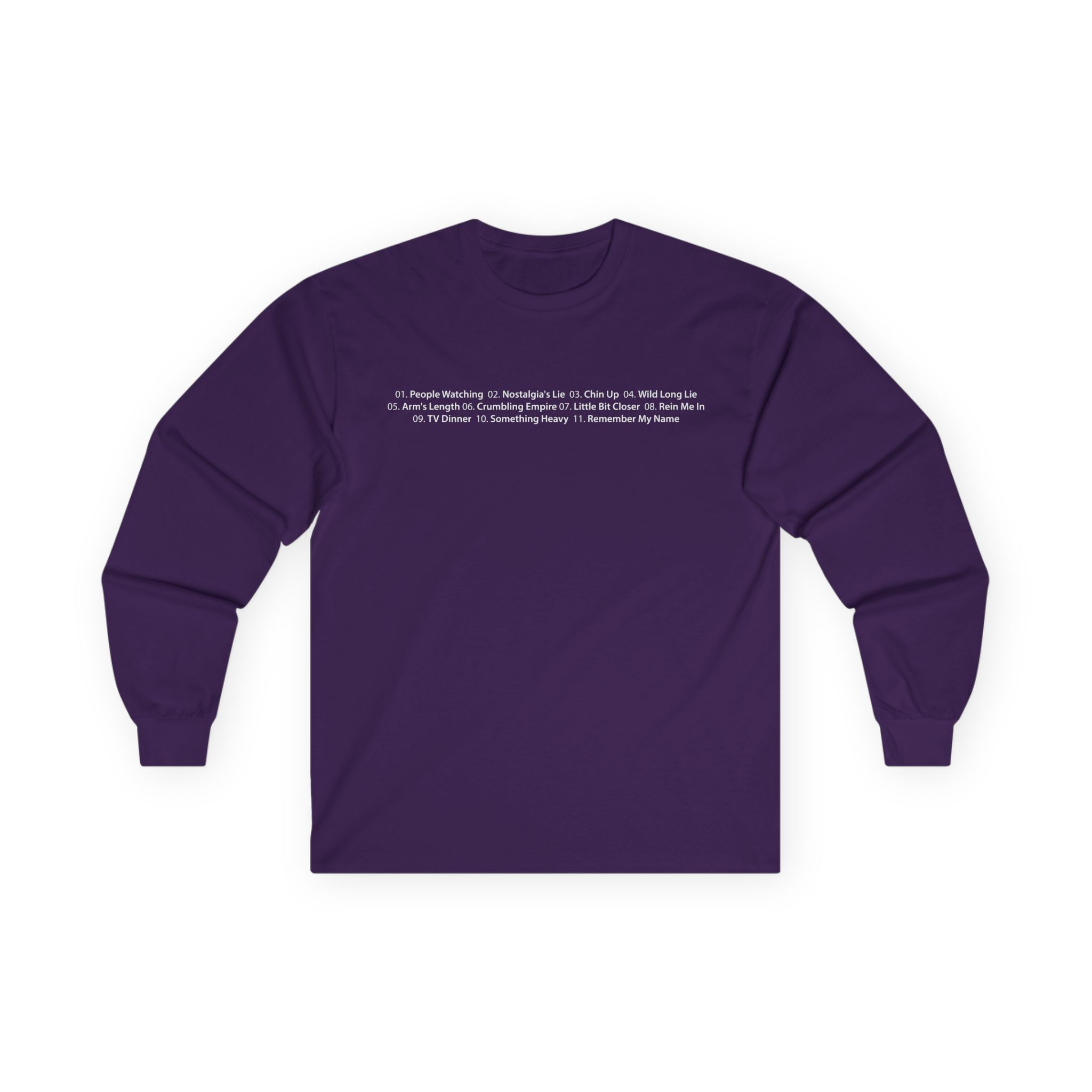 Sam Fender Tracklist Unisex Ultra Cotton Long Sleeve Tee