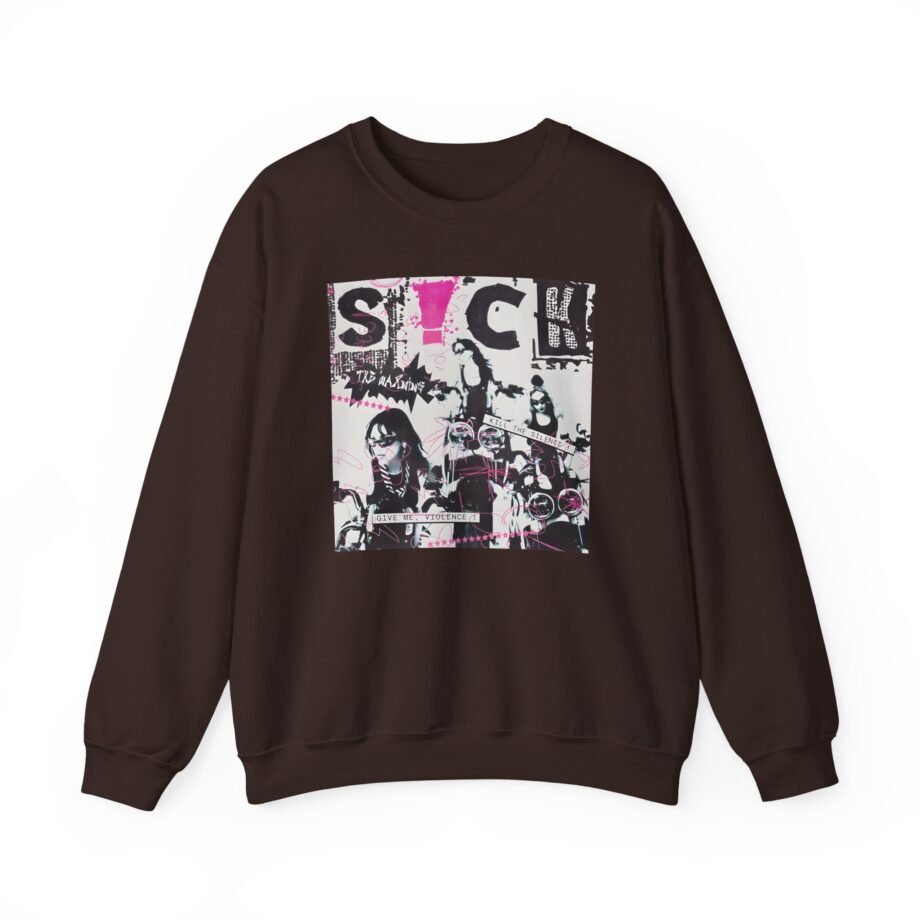The Warning Black S!ck Unisex Heavy Blend™ Crewneck Sweatshirt