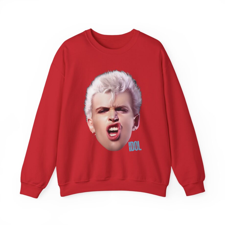 Billy Idol Billy Smirk Unisex Heavy Blend™ Crewneck Sweatshirt
