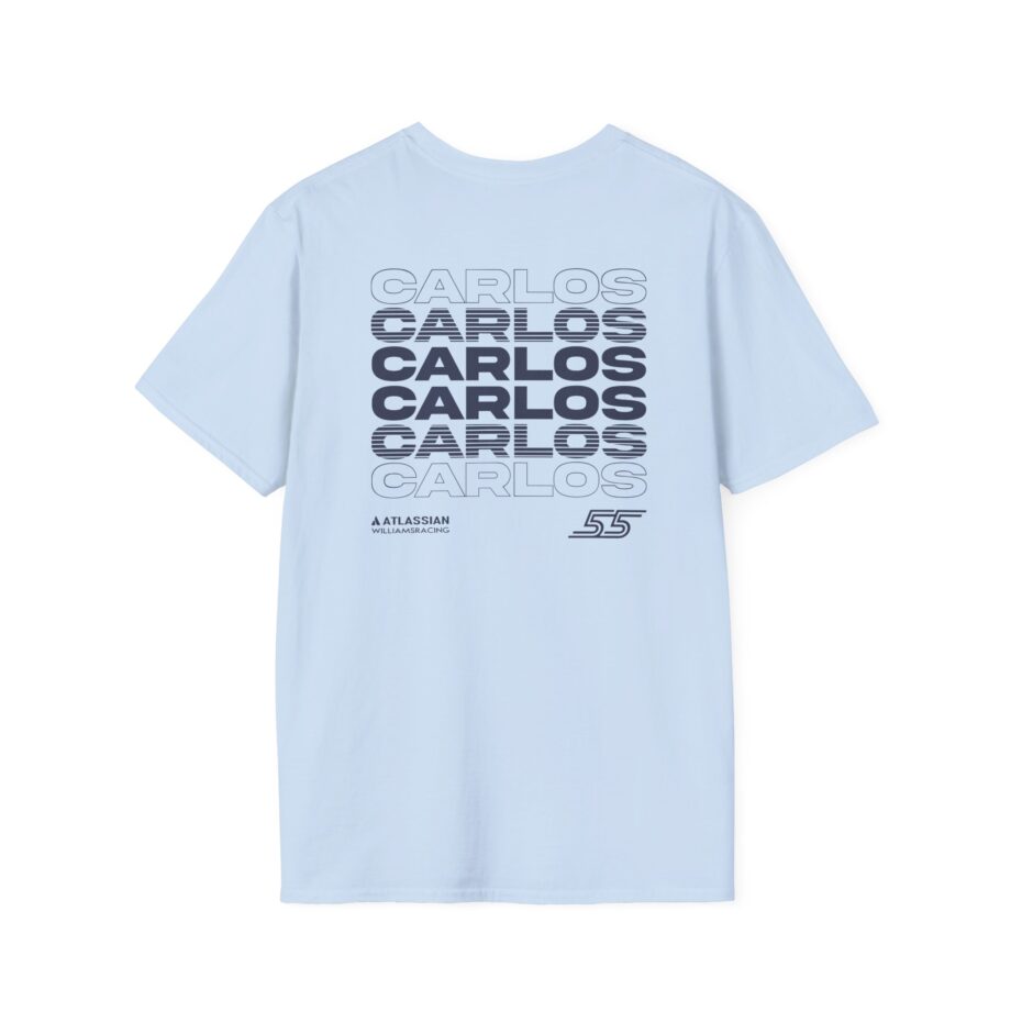 Carlos Sainz Atlassian Williams Racing Unisex Softstyle T-Shirt