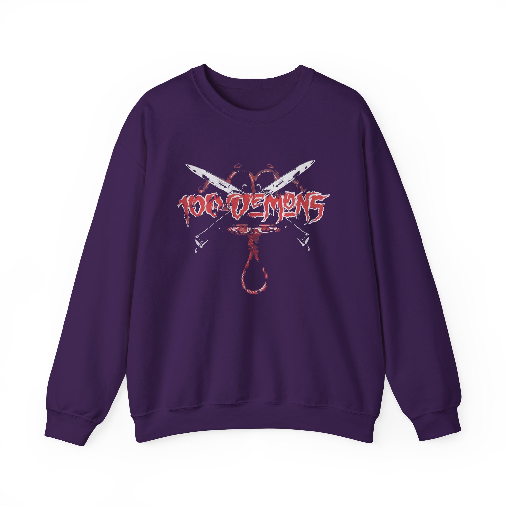 100 Demons Unisex Heavy Blendâ„¢ Crewneck Sweatshirt