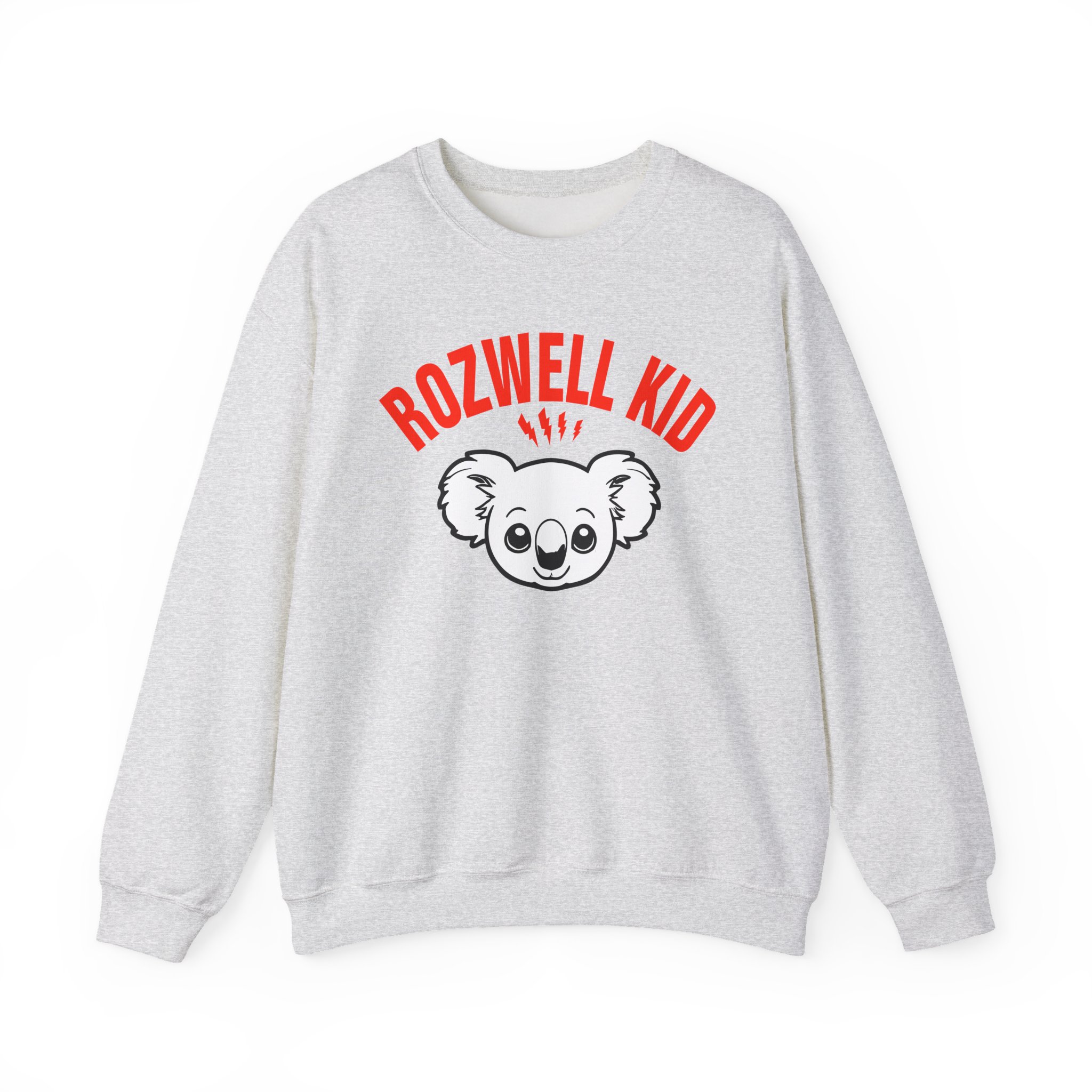 Rozwell Kid Koala Unisex Heavy Blendâ„¢ Crewneck Sweatshirt