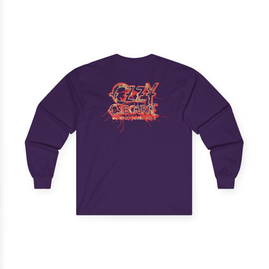 Ozzy Osbourne Red Lightning Tourback Unisex Ultra Cotton Long Sleeve Tee