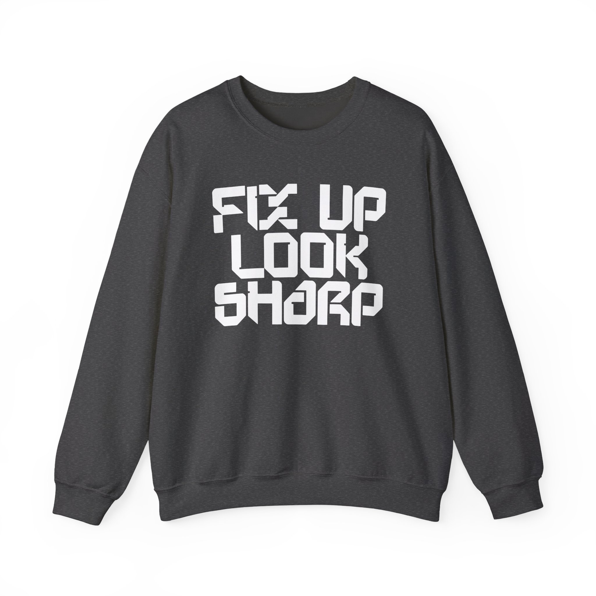 Dizzee Rascal Fix Up Look Sharp Unisex Heavy Blendâ„¢ Crewneck Sweatshirt