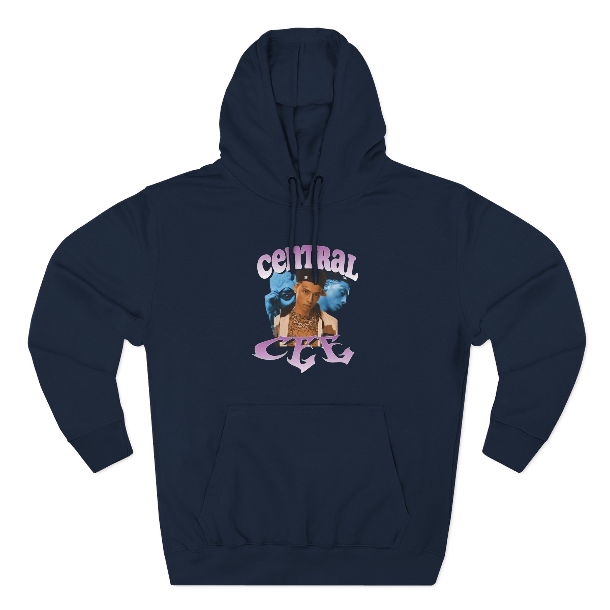 Central Cee Rap Three-Panel Fleece Hoodie