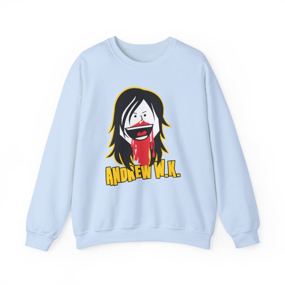 Andrew Wk Cartoon Bloody Nose Unisex Heavy Blend™ Crewneck Sweatshirt