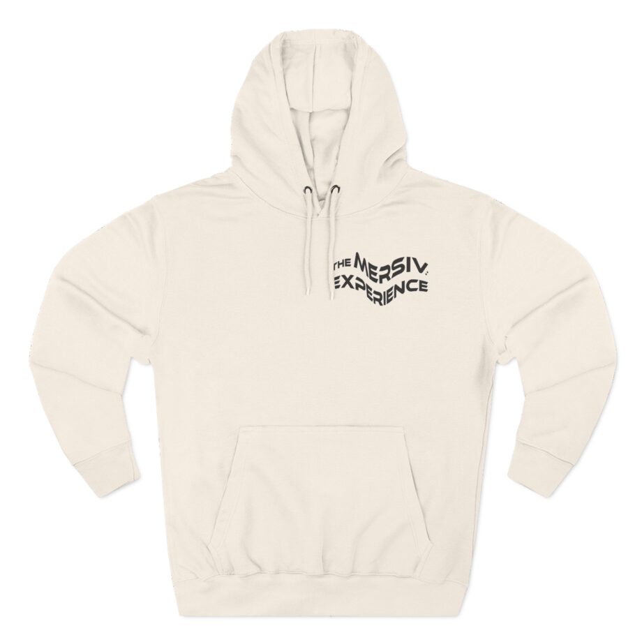 Mersiv Olive Three-Panel Fleece Hoodie