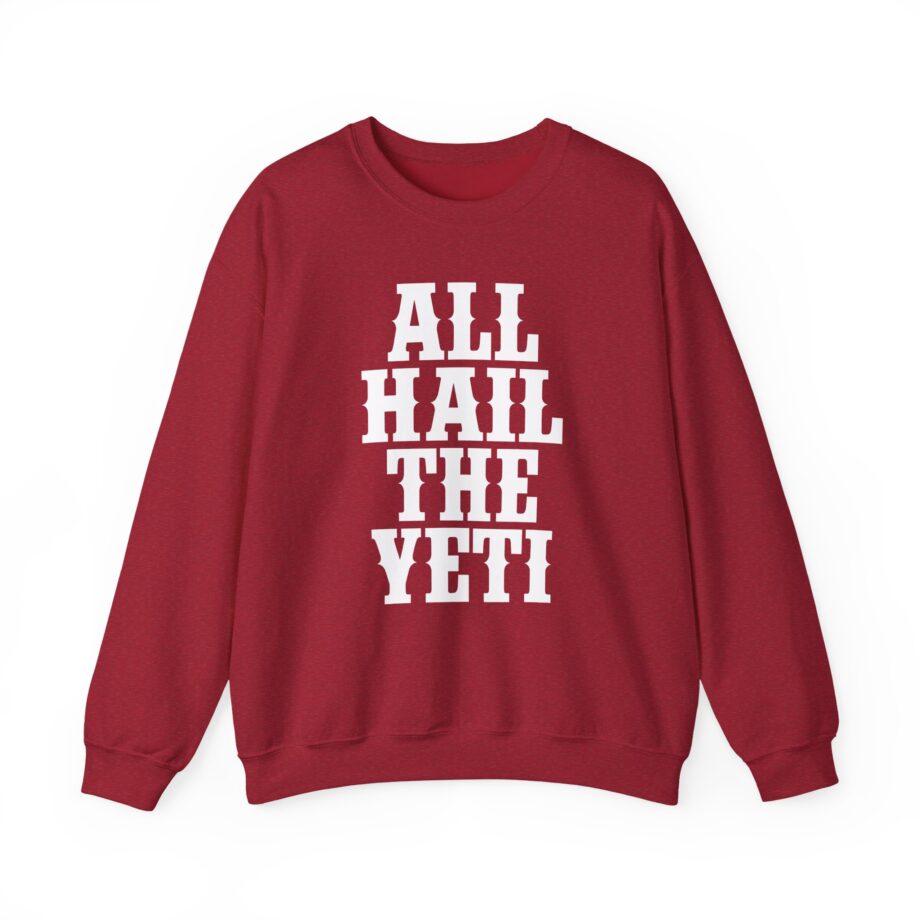 All Hail the Yeti Logo Unisex Heavy Blend™ Crewneck Sweatshirt