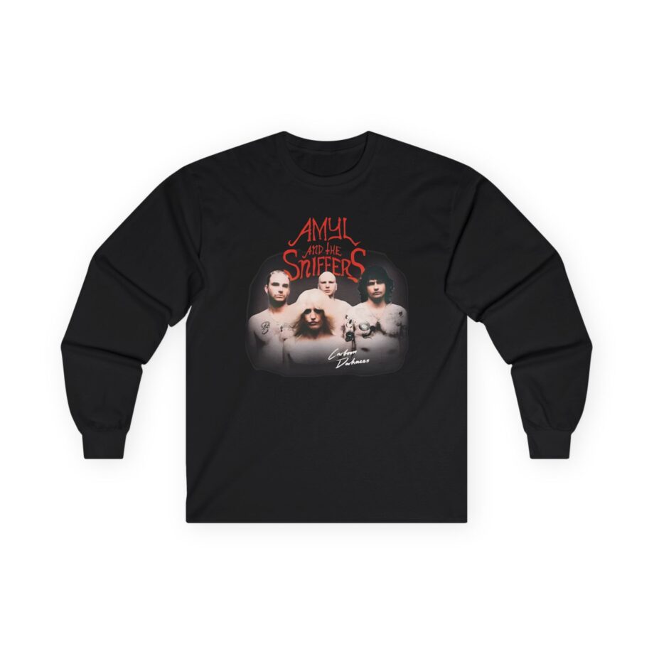 Amyl and the Sniffers Band Photo Logo Unisex Ultra Cotton Long Sleeve Tee