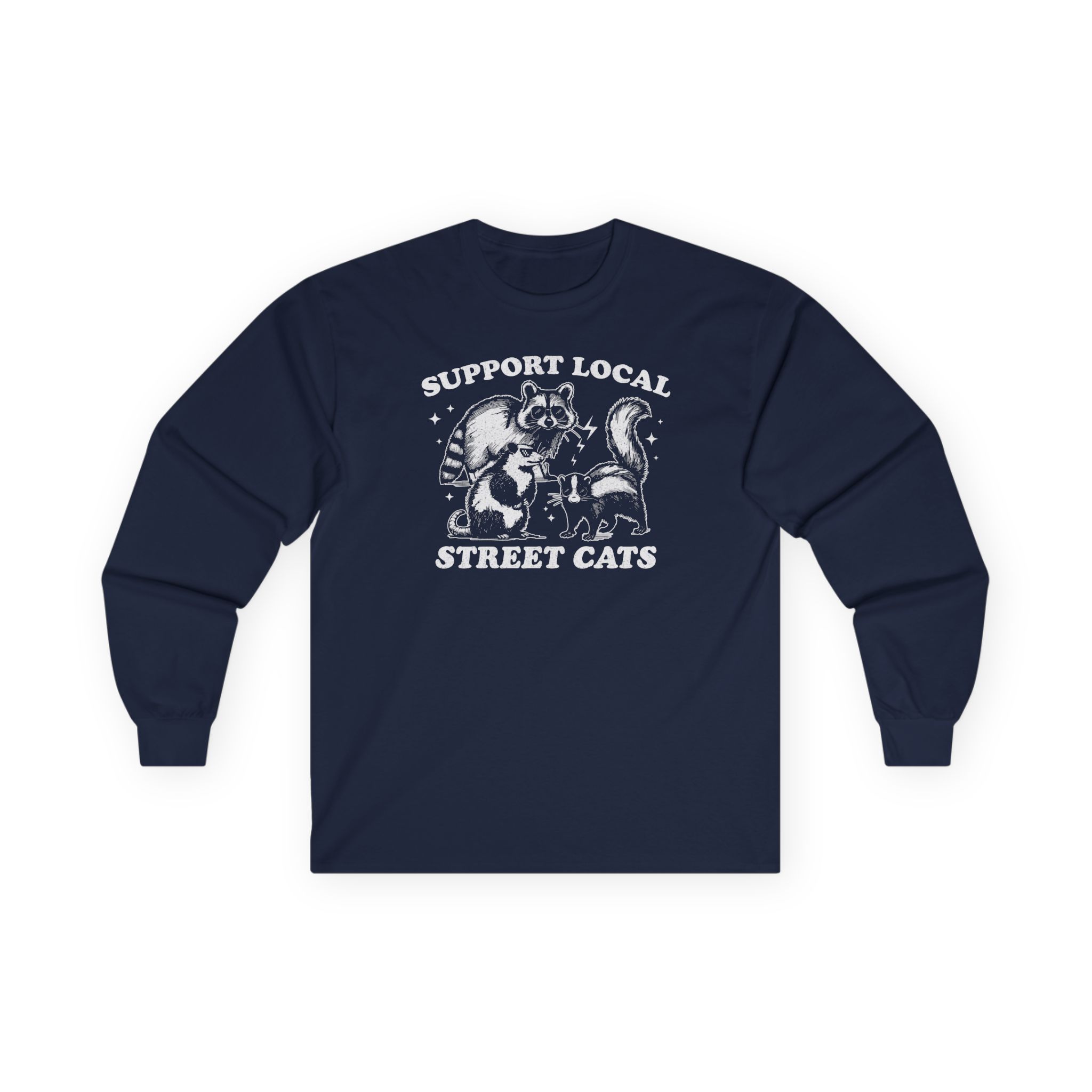 Zingara Support Local Street Cats Unisex Ultra Cotton Long Sleeve Tee