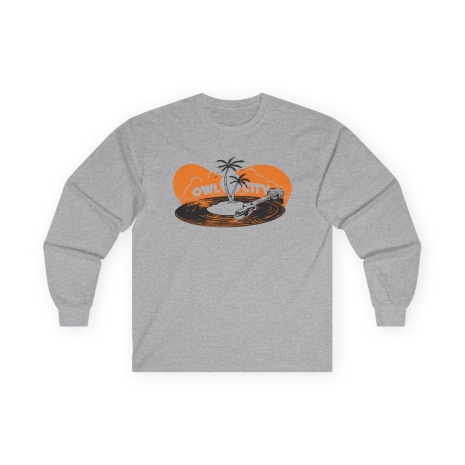 Owl City Beach Vinyl Unisex Ultra Cotton Long Sleeve Tee