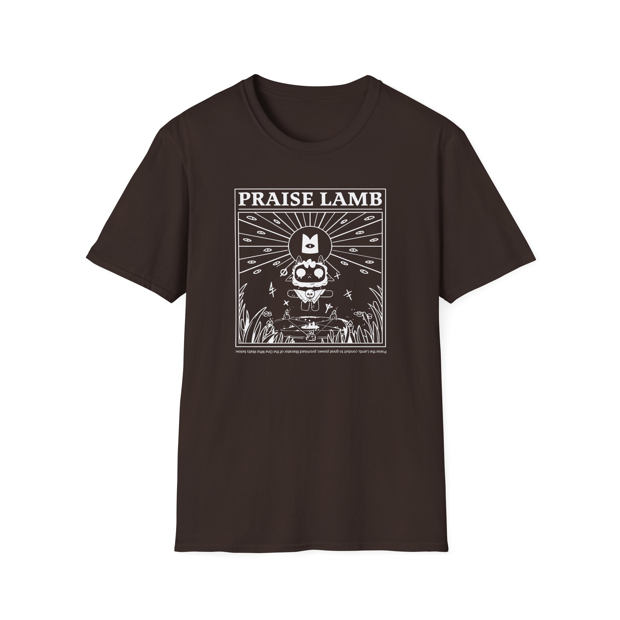 Cult of the Lamb Praise Lamb Unisex Softstyle T-Shirt