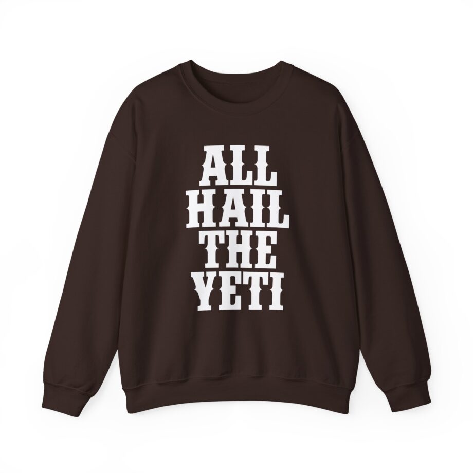 All Hail the Yeti Logo Unisex Heavy Blend™ Crewneck Sweatshirt