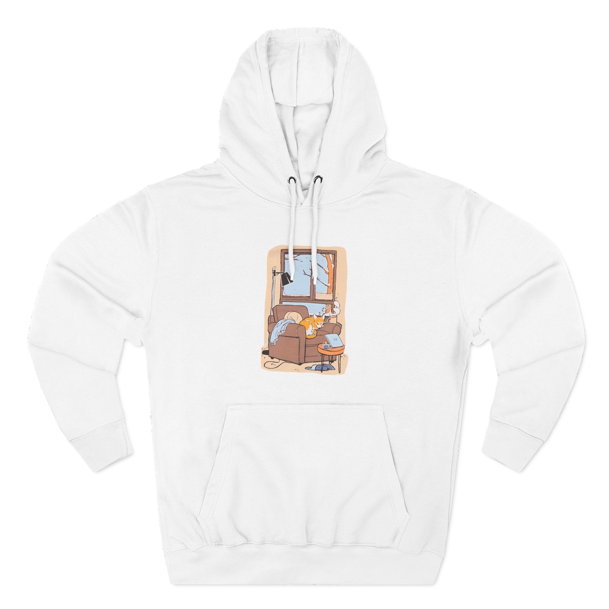 Dan and Phil Cozy Browsing Three-Panel Fleece Hoodie