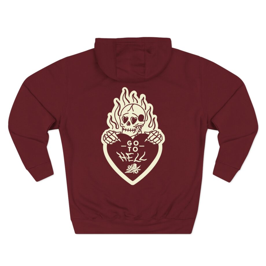 Bayside Go to Hell Three-Panel Fleece Hoodie