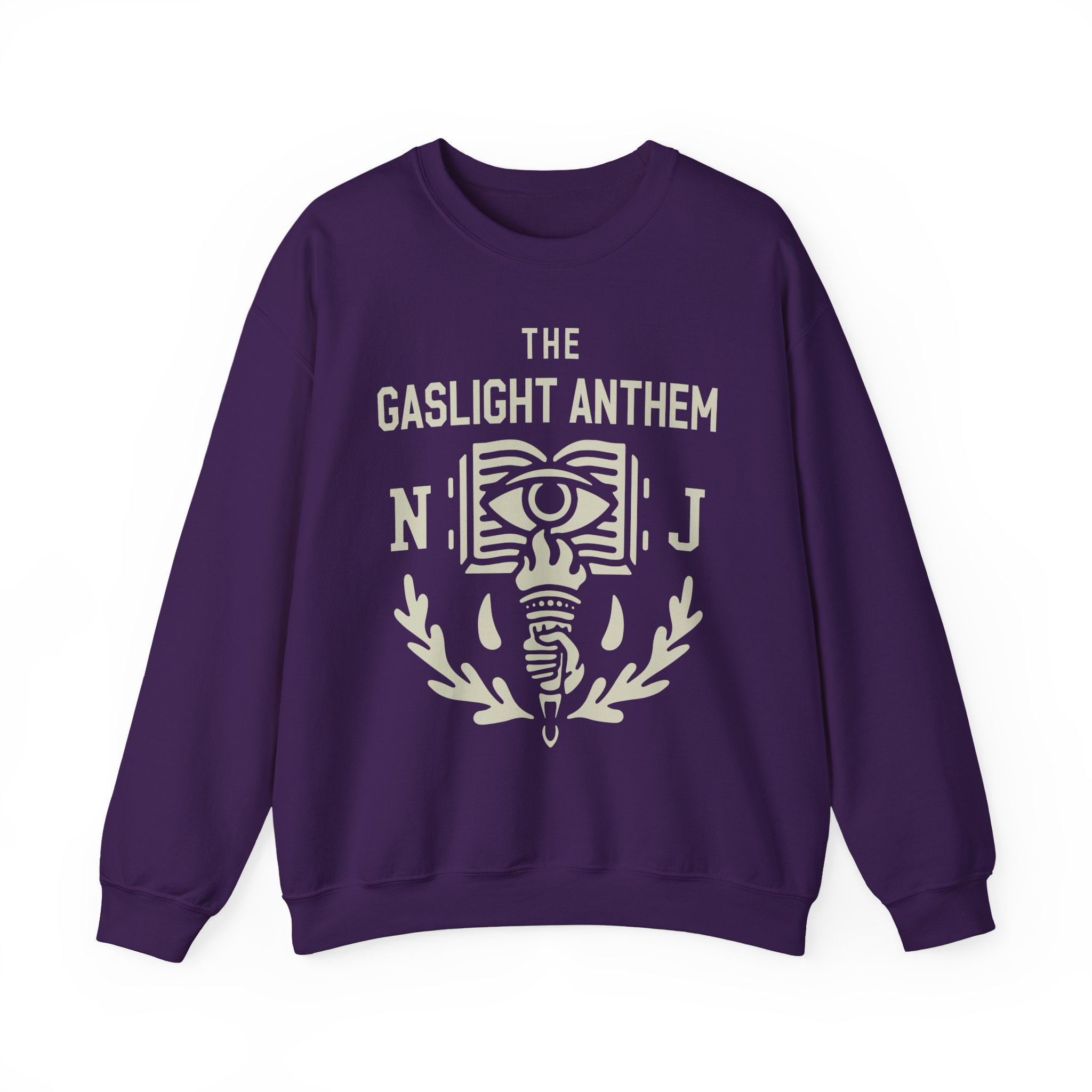 Gaslight Anthem NJ Eye Banner Unisex Heavy Blendâ„¢ Crewneck Sweatshirt