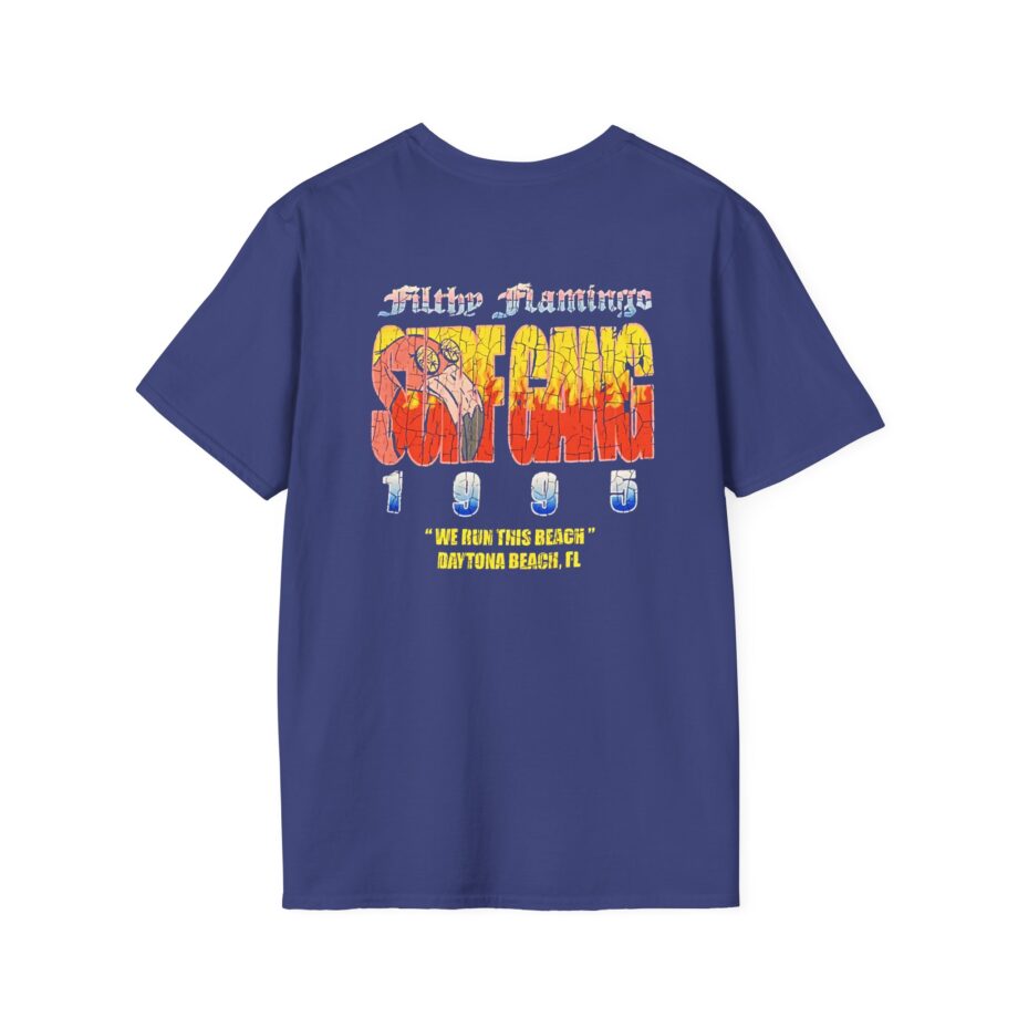 Surf Gang Filthy Flamingo Unisex Softstyle T-Shirt
