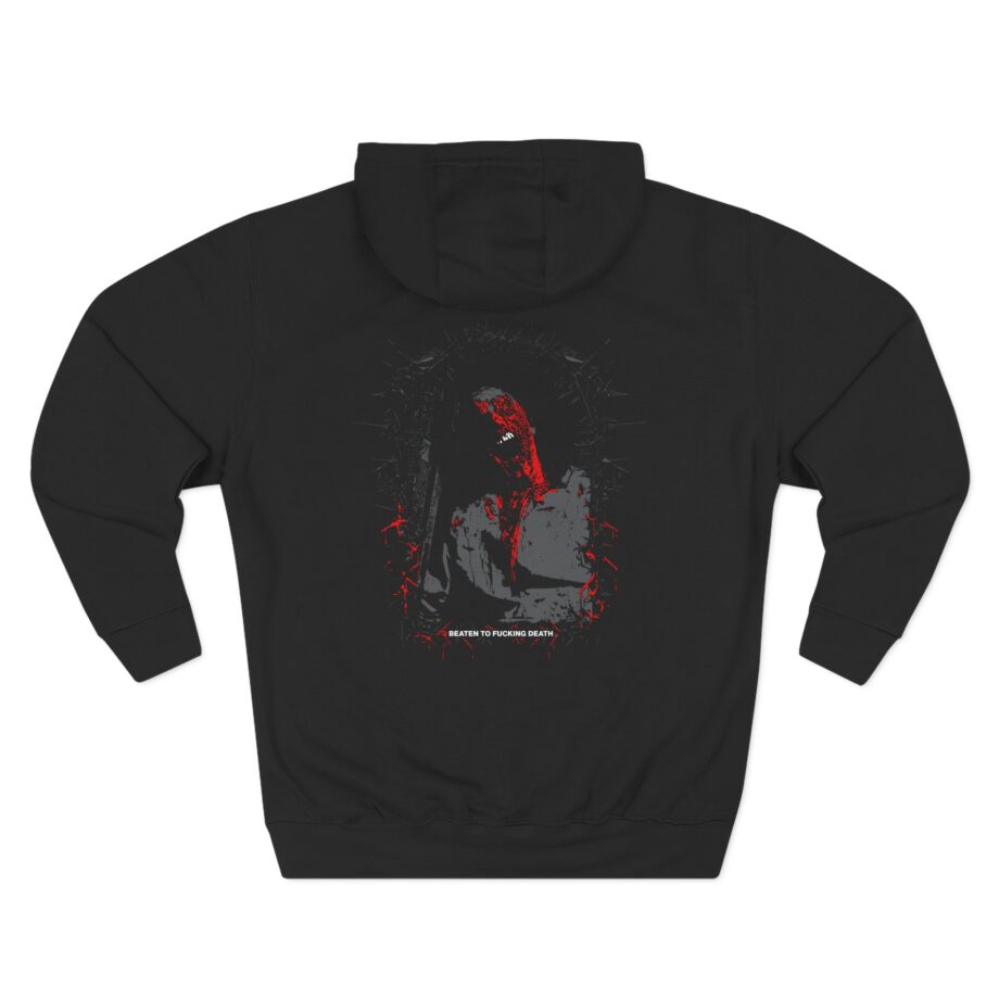 Boundaries Beaten to Death Three-Panel Fleece Hoodie