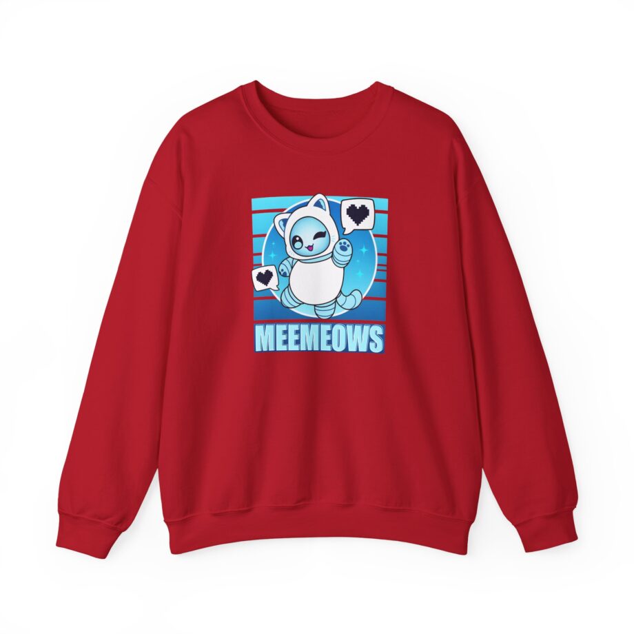 Aphmau Robot Cat Unisex Heavy Blend™ Crewneck Sweatshirt