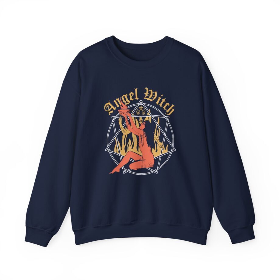 Angel Witch Priestess Unisex Heavy Blend™ Crewneck Sweatshirt