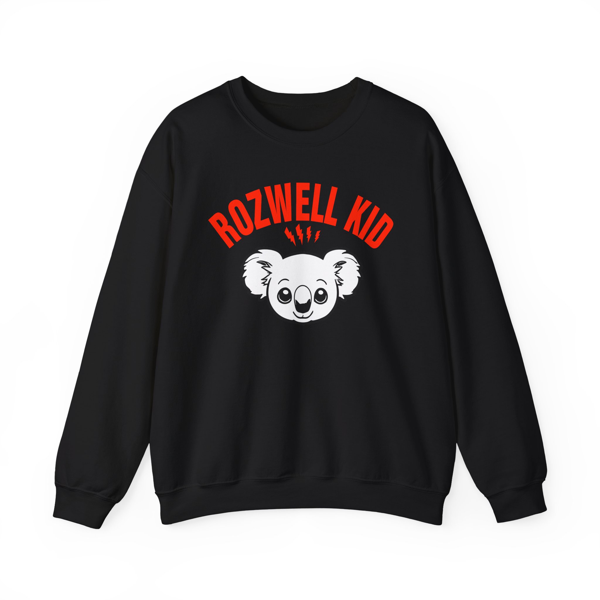 Rozwell Kid Koala Unisex Heavy Blendâ„¢ Crewneck Sweatshirt