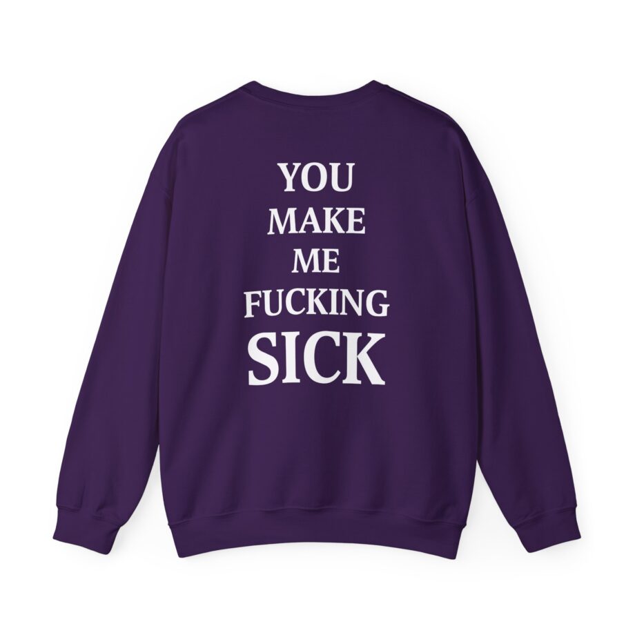 All Hail the Yeti You Make Me Fucking Sick Unisex Heavy Blend™ Crewneck Sweatshirt