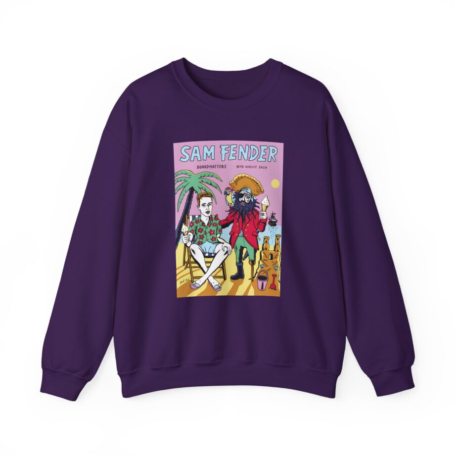 Sam Fender Beach Pirate Unisex Heavy Blend™ Crewneck Sweatshirt