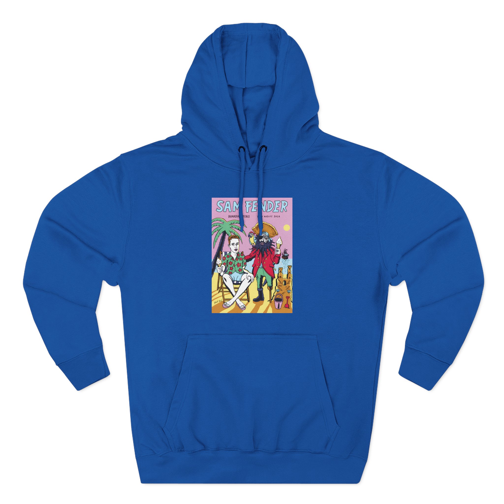 Sam Fender Beach Pirate Three-Panel Fleece Hoodie