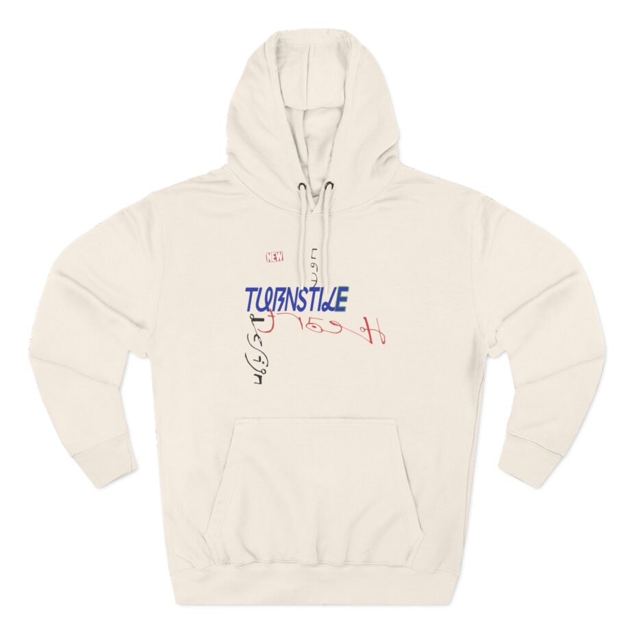Turnstile New Heart Design Three-Panel Fleece Hoodie