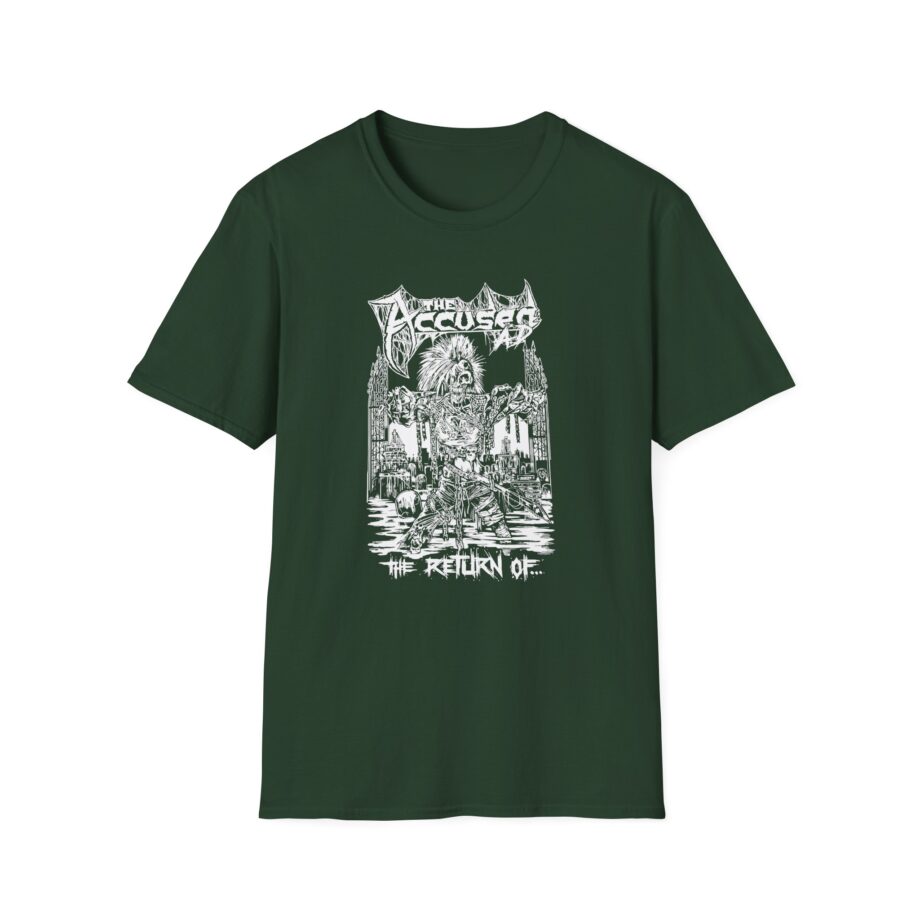 Accused Ad the Return of Unisex Softstyle T-Shirt