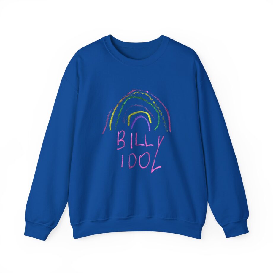 Billy Idol Rainbow Unisex Heavy Blend™ Crewneck Sweatshirt