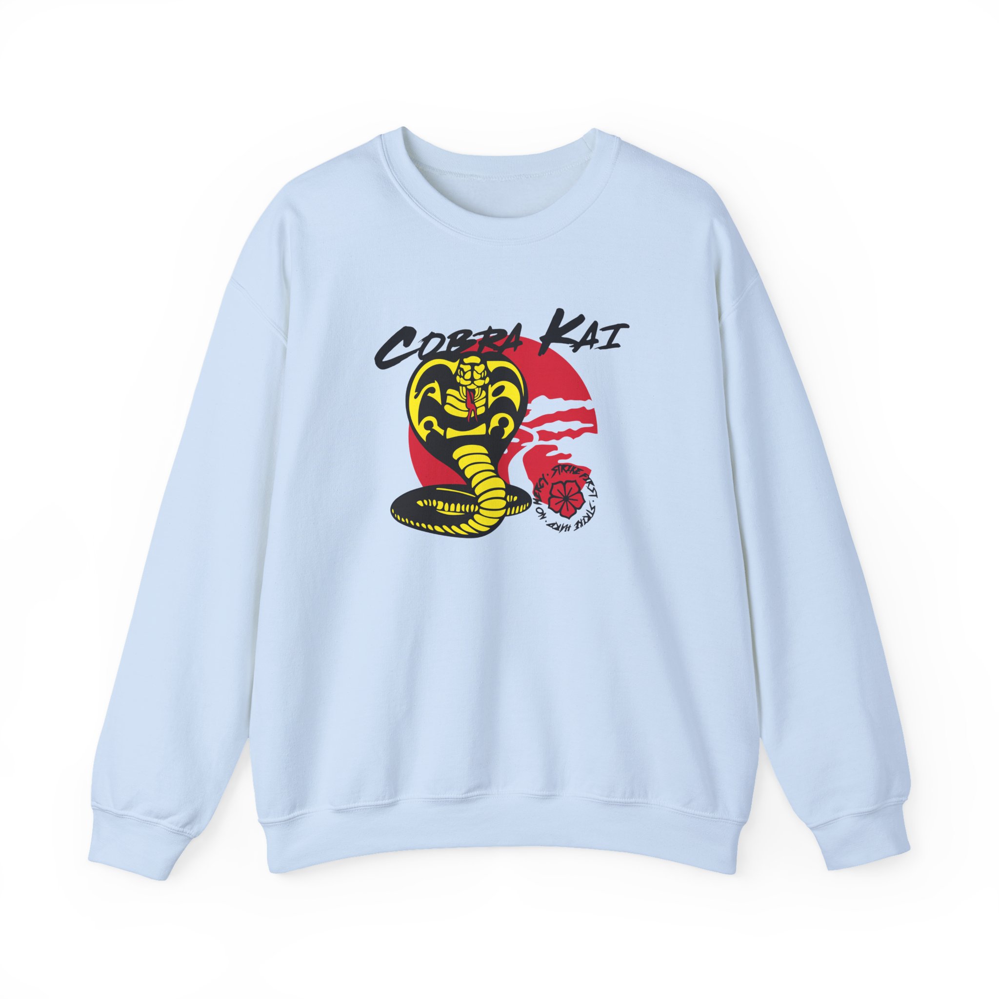 Cobra Kai Strike First Unisex Heavy Blendâ„¢ Crewneck Sweatshirt