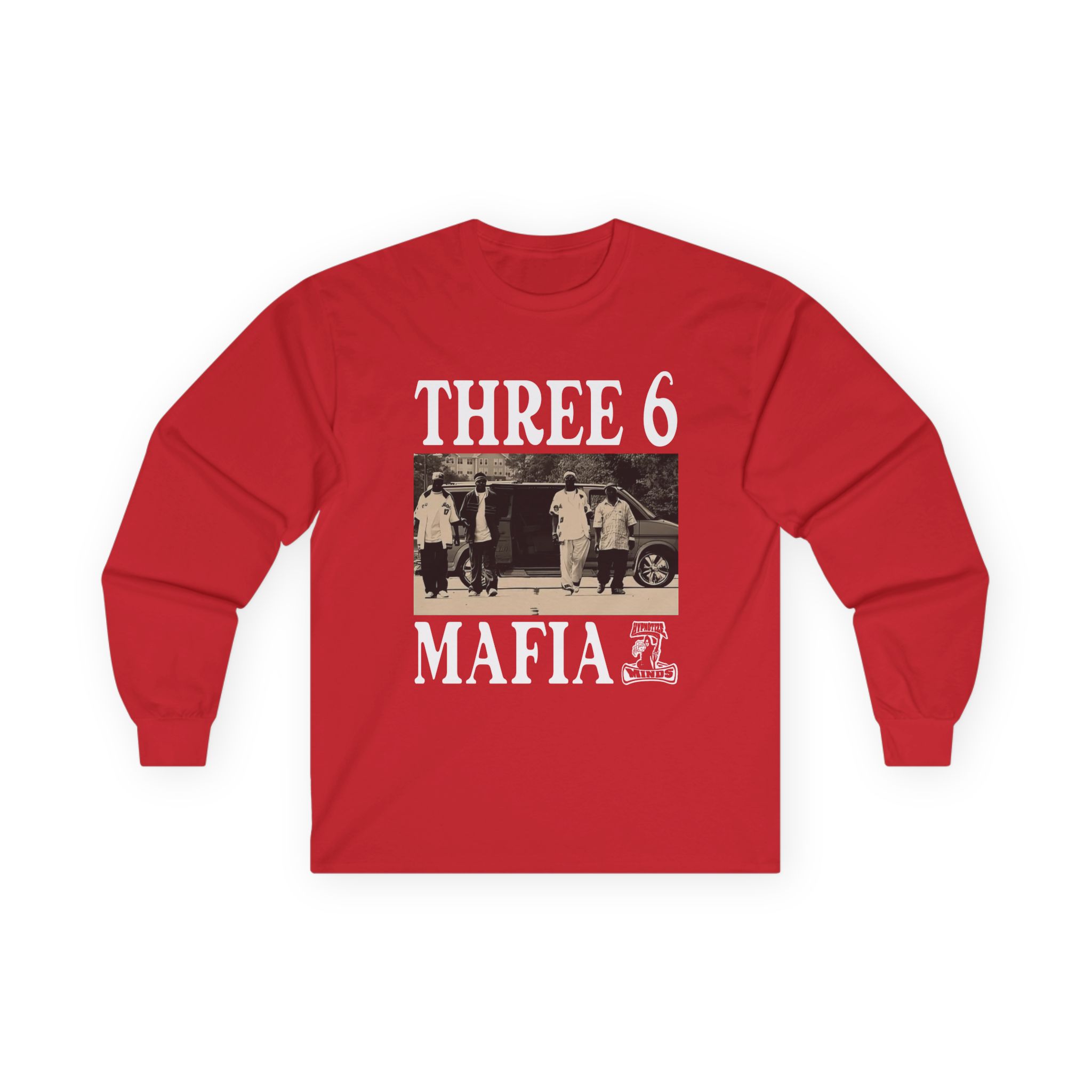 Three 6 Mafia Ridin Spinners Unisex Ultra Cotton Long Sleeve Tee