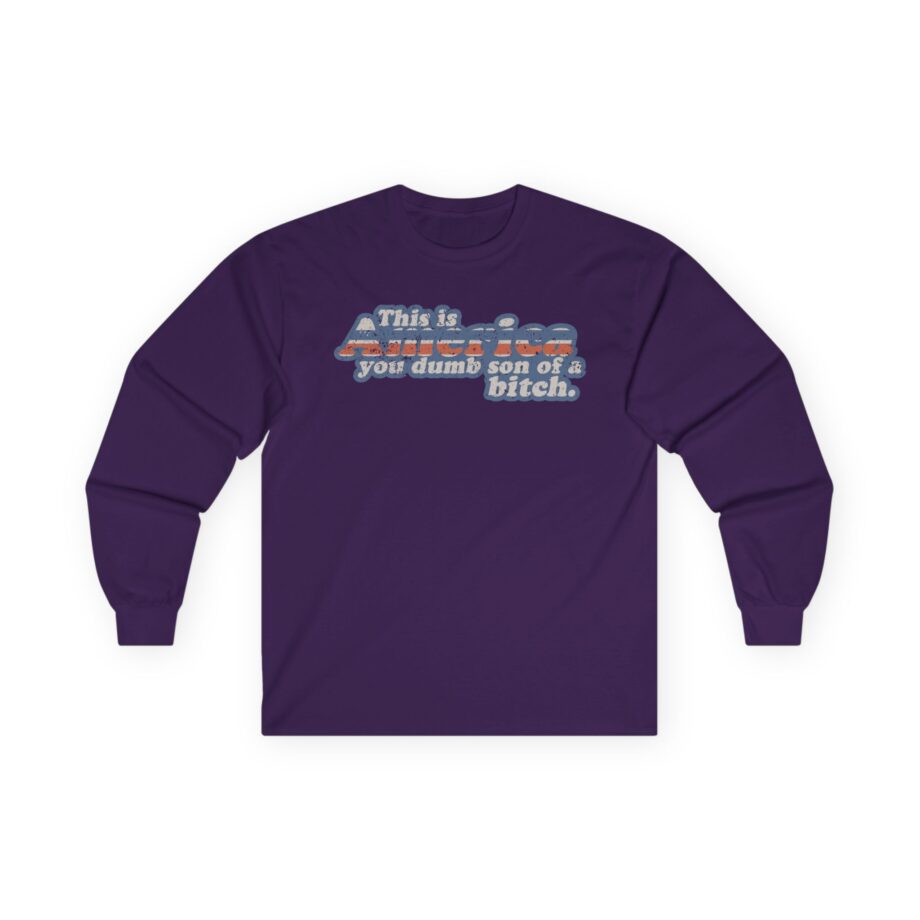 Ymh This Is America Unisex Ultra Cotton Long Sleeve Tee
